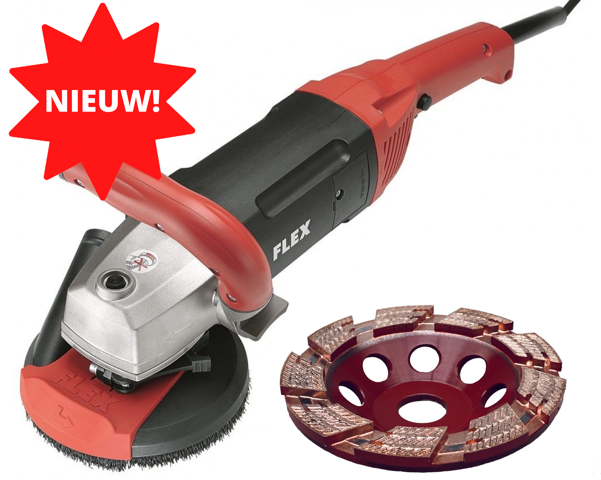 FLEX LD 18-7 incl Anhydriet slijpschijf